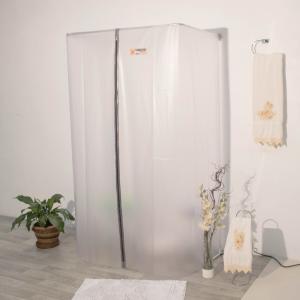 Sauna residencial montada pronta para uso
